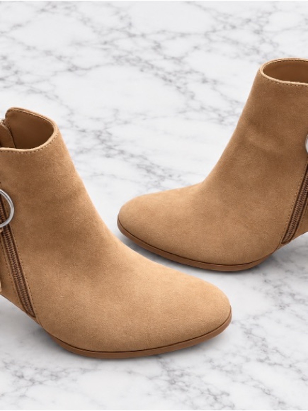 Forever 21 Tan Tassel Ankle Boots - Size 8